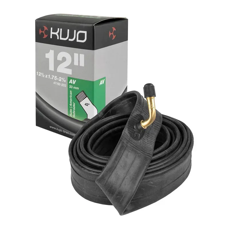 Kujo Schrader Valve 12-1/2-inch Inner Tube in Black