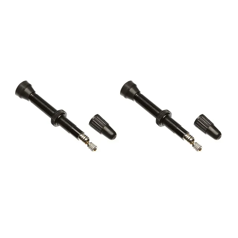 Vittoria Tubeless Alloy Valve Set in Black