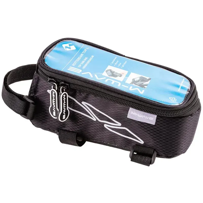 M-Wave Rotterdam XL Top Tube Bag In Black