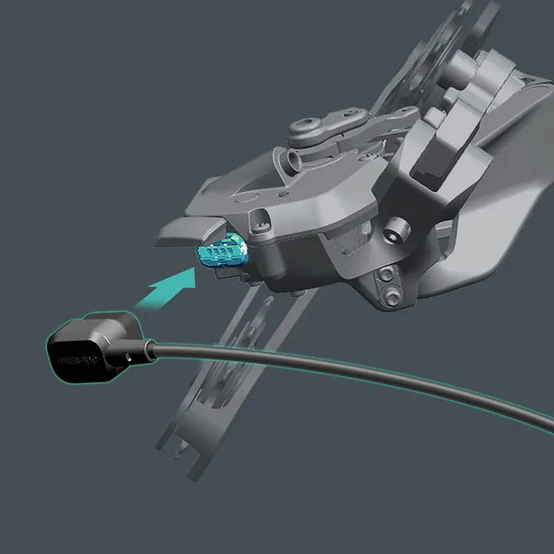 Shimano EW-EC300 Di2 Charging Cable 1700mm Black one size-1