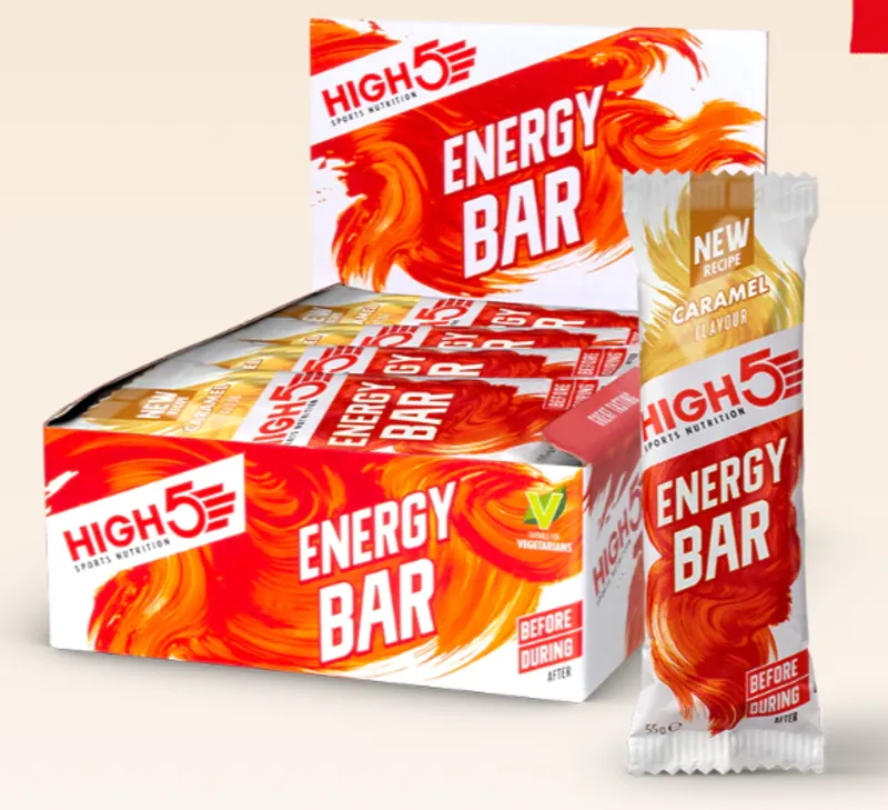 High5 Energy Bar Caramel Yellow