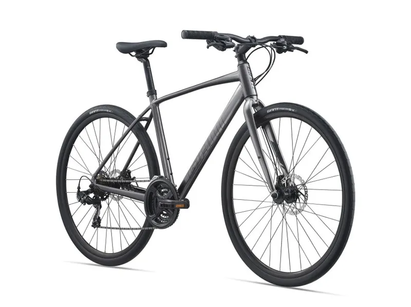 2021 Giant Escape 3 Disc Hybrid Bike in Metallic Black-7