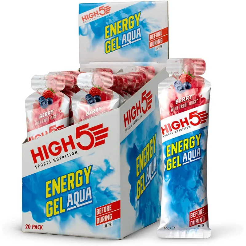 High5 Energy Gel Berry Aqua 66g Blue