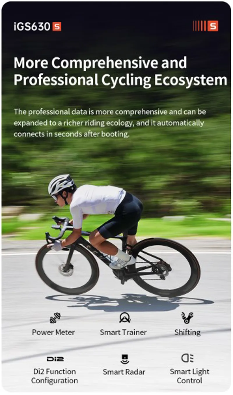 iGPSSport IGS630 GPS Bike Computer Black-8