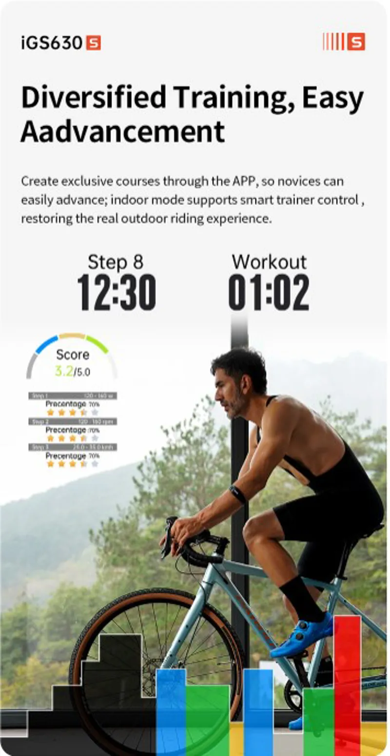 iGPSSport IGS630 GPS Bike Computer Black-6