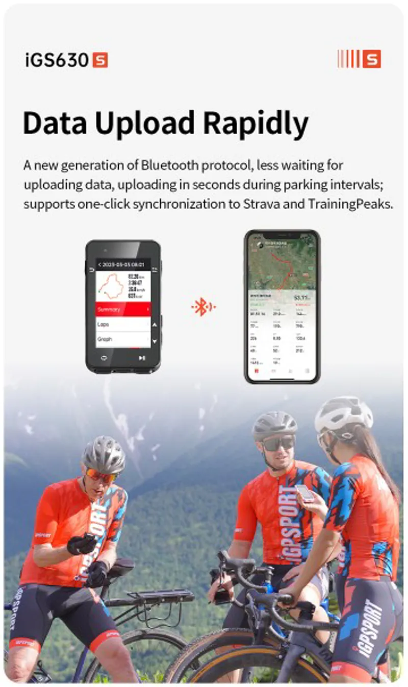 iGPSSport IGS630 GPS Bike Computer Black-4