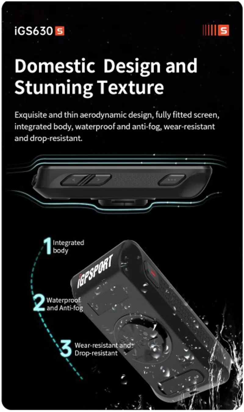 iGPSSport IGS630 GPS Bike Computer Black-12