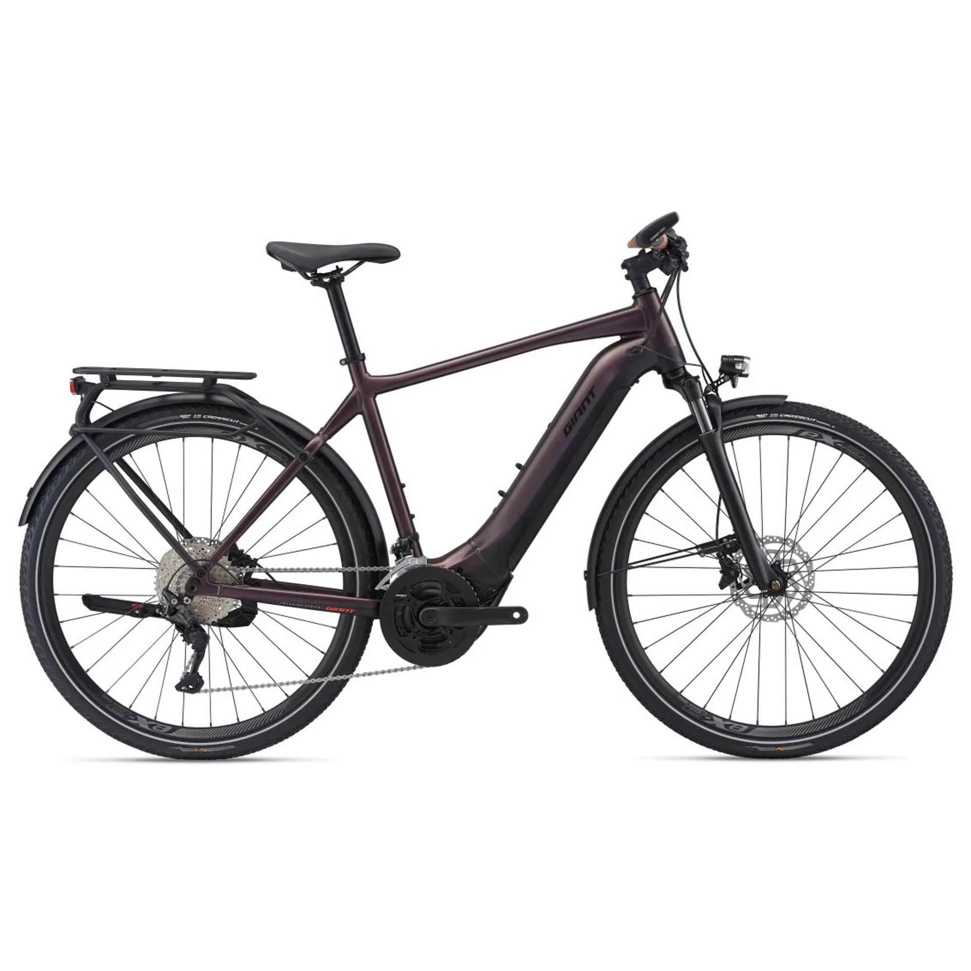 Giant Explore E+ Pro GTS D 25km/H Electric Hybrid Bike in Rosewood