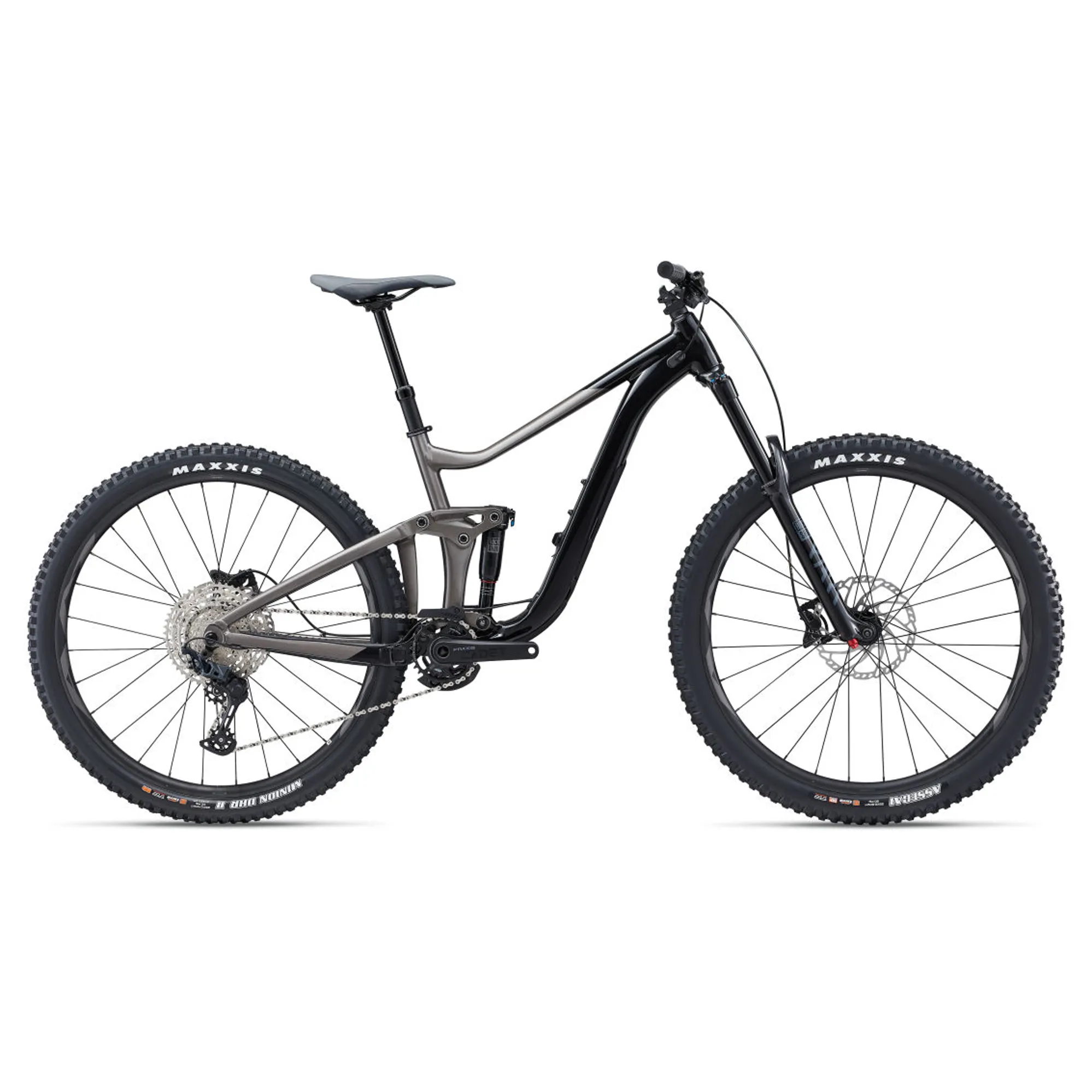 Giant Reign Mountain Bike in Black/Metal