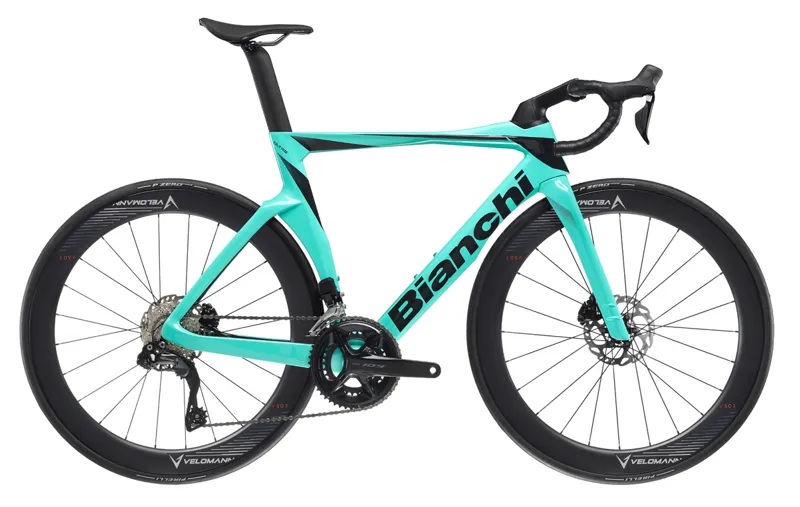 Bianchi Oltre Comp Ultegra Di2 12sp Matt Black Celeste-1