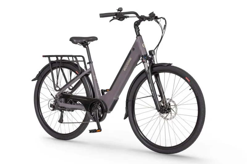 EcoBike X-City Hybrid eBike Coffee-1