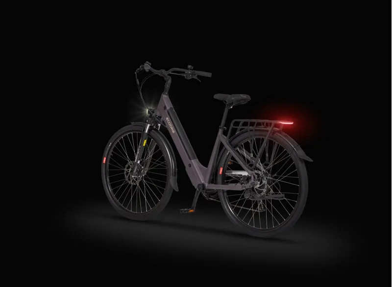 EcoBike X-City Hybrid eBike Coffee-10