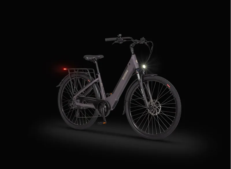 EcoBike X-City Hybrid eBike Coffee-11