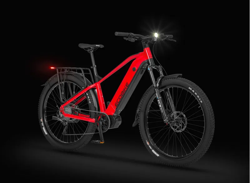 EcoBIke RX500 SUV eMountain Bike Red-10
