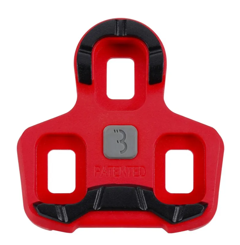 BBB MultiClip Look KEO Grip Compatible Pedal Cleats Red-1