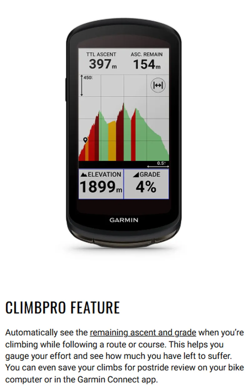 Garmin Edge 1040 GPS Bike Computer Black-11
