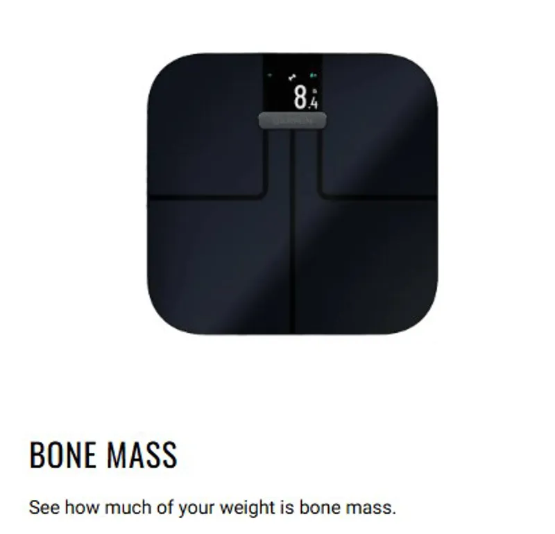 Garmin Index S2 Body Analysis Smart Scale Black-7