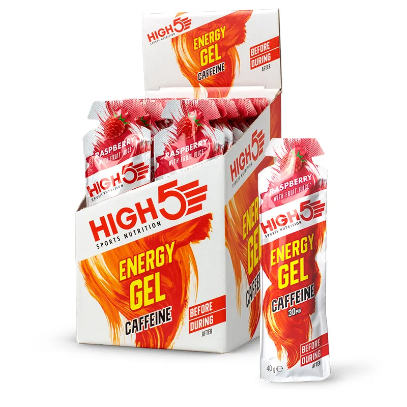 High5 Energy Gel 40g With Caffeine Various Flavours