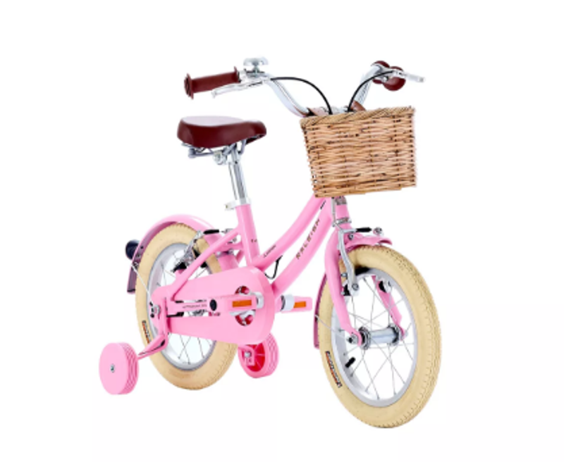 Raleigh Juniper 14 Inch Alloy Frame Kids Bike Pink-1
