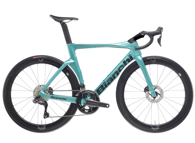 Bianchi Oltre Comp Ultegra Di2 Integrated Bars Celeste