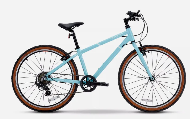 Raleigh Pop 24 Alloy Kids Bike Light Blue