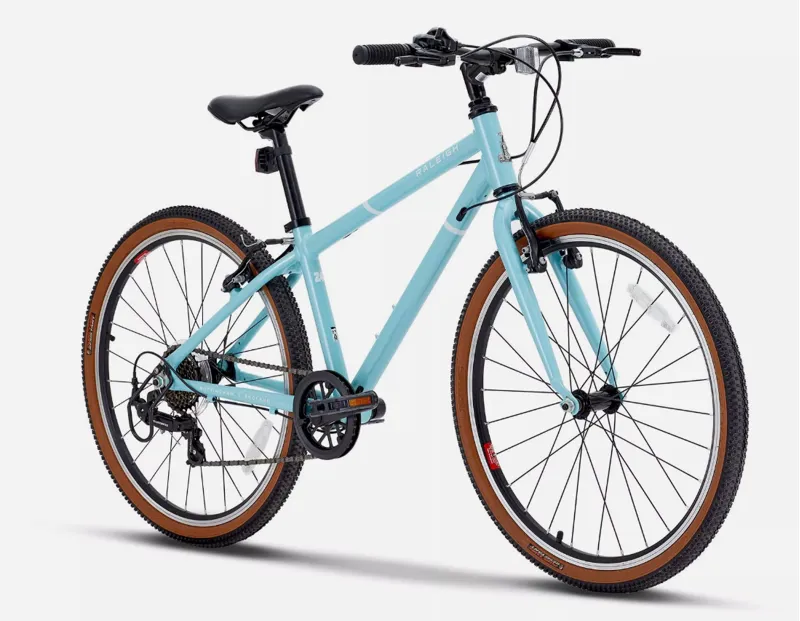 Raleigh Pop 24 Alloy Kids Bike Light Blue-1