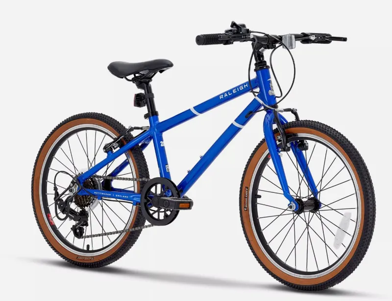 Raleigh Pop 20 Inch Light Alloy Kids Bike Blue-1