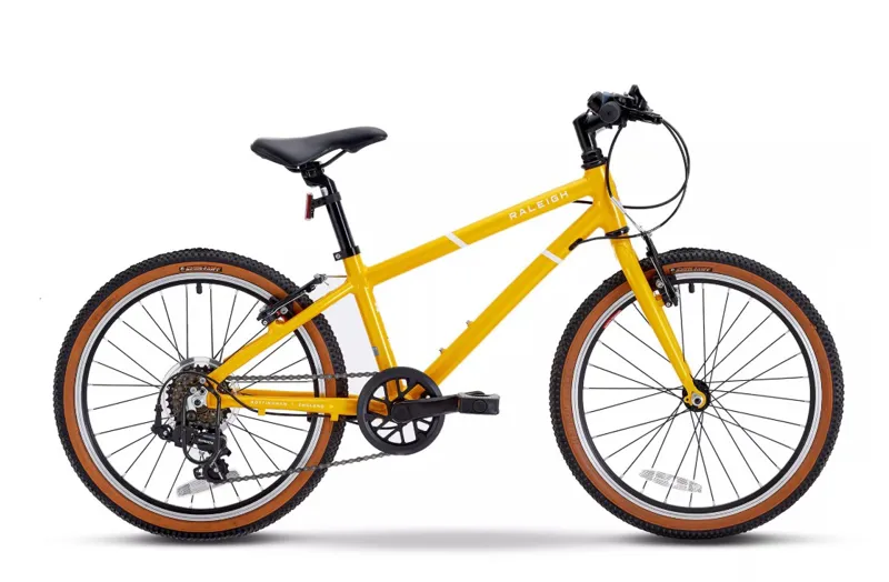 Raleigh Pop 20 Inch Wheel Alloy Frame Yellow