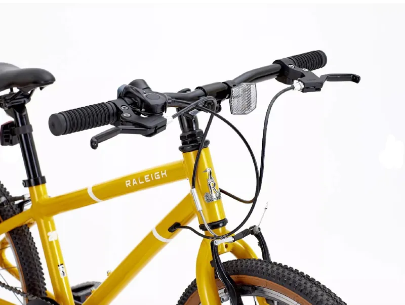 Raleigh Pop 20 Inch Wheel Alloy Frame Yellow-2