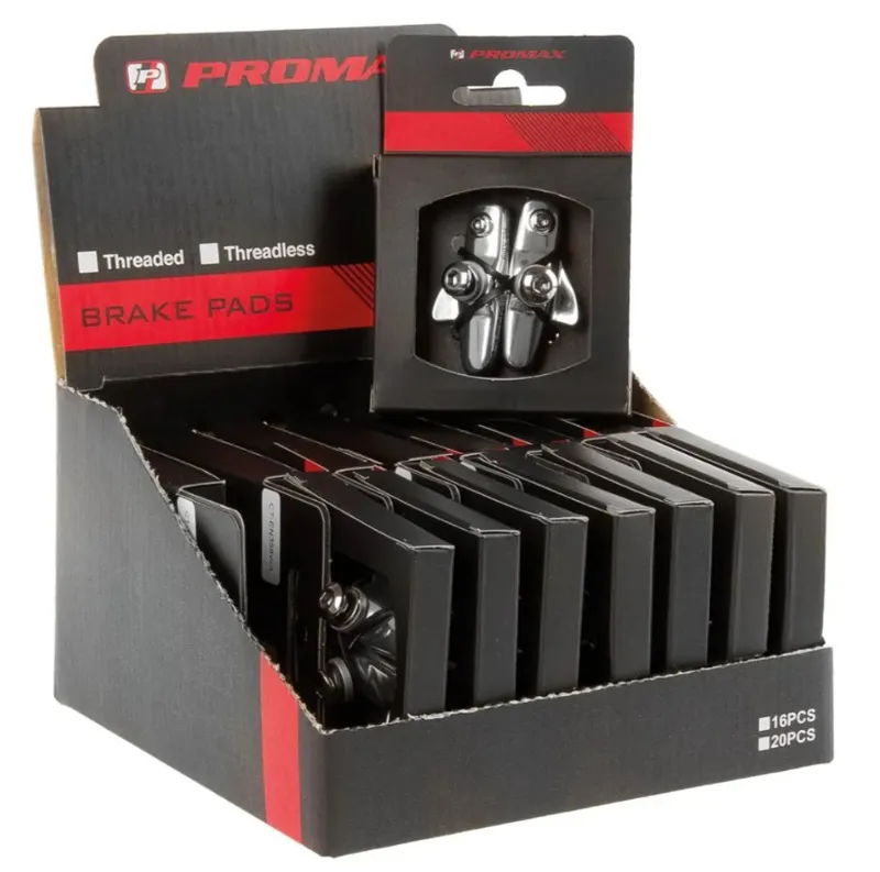 Promax 55C Brake Shoes Pair Silver-2