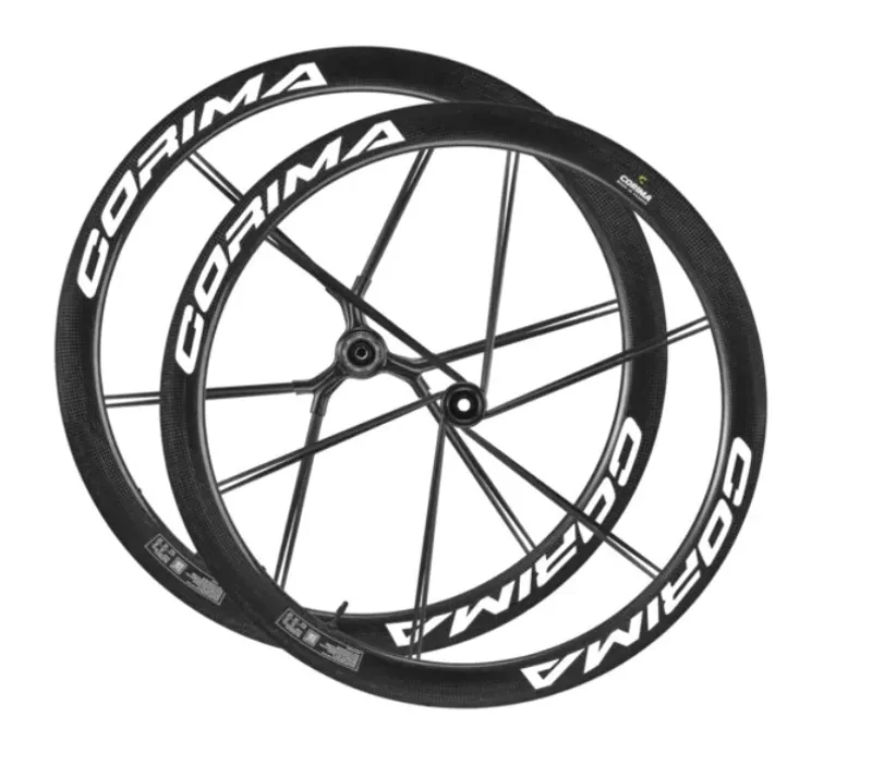 Corima MCC EVO 47 Tubeless Hookless Gloss Carbon Wheelset Grey