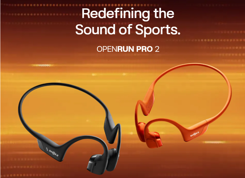 Shokz OpenRun Pro 2 Bone Conduction Headphones Black-7