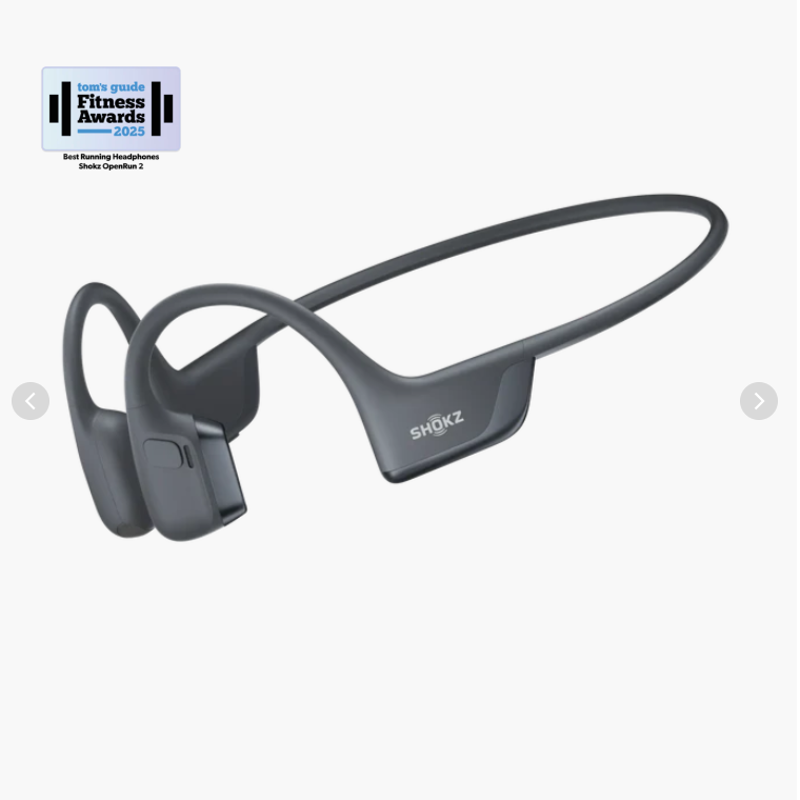 Shokz OpenRun Pro 2 Bone Conduction Headphones Black