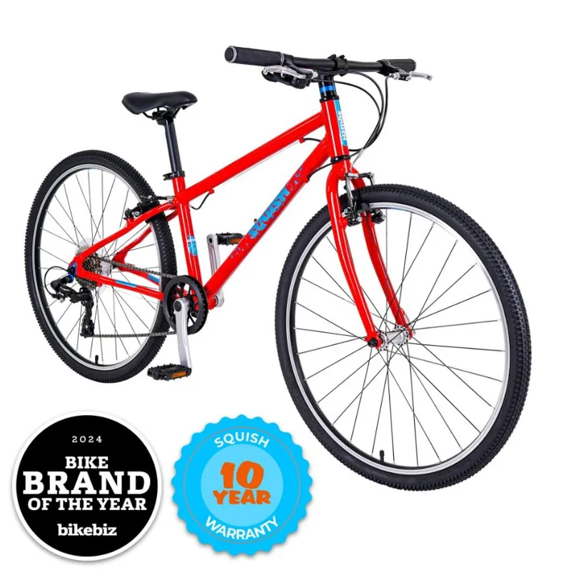 Squish 26 Inch Light Alloy Childs Bike Red-1