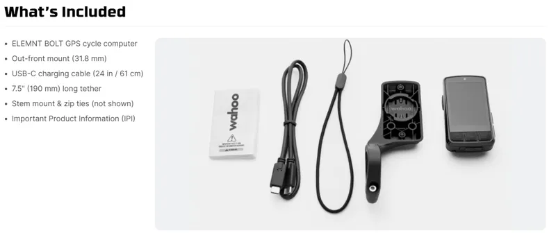 Wahoo Element Bolt 3 GPS Bike Computer Black-10