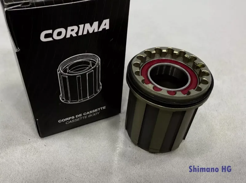 Corima Complete EVO TA DX Freehub Body HG Shim Sram Silver-1