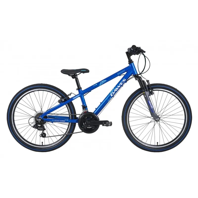 Dawes Bullet HT 24 Inch Wheel Light Alloy Kids Mountain Bike Blue