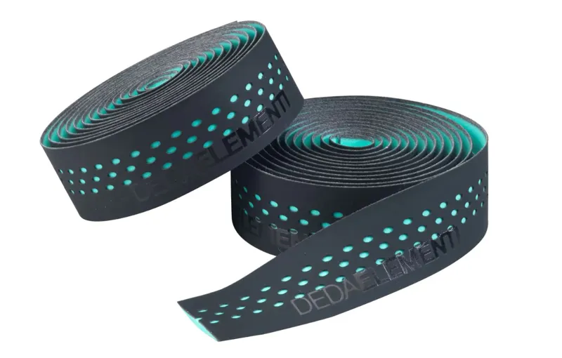Deda Presa Bar Tape Black Celeste/Bianchi Green