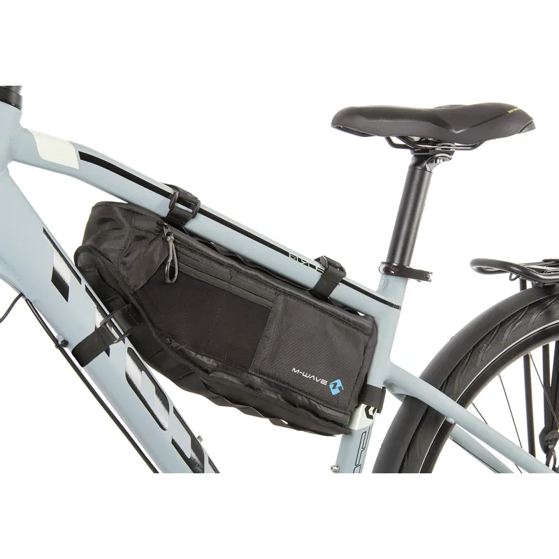 M-Wave Rough Ride Frame Bag Charcoal-1