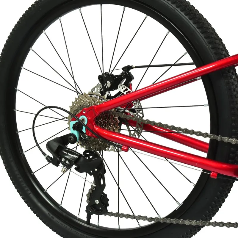 Hoy Pentland 24 Inch Super-light Alloy Disc Brake Kids Bike Sprint Red-7