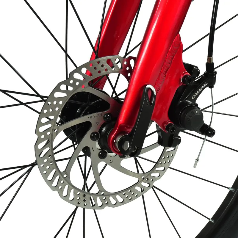Hoy Pentland 24 Inch Super-light Alloy Disc Brake Kids Bike Sprint Red-6