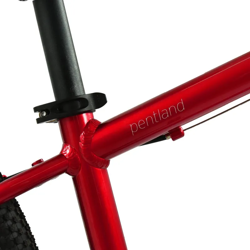 Hoy Pentland 24 Inch Super-light Alloy Disc Brake Kids Bike Sprint Red-3