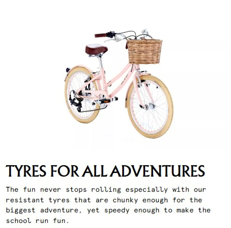 Raleigh Juniper 20 Inch Wheeled Light Alloy Kids Bike Cream With Basket-4