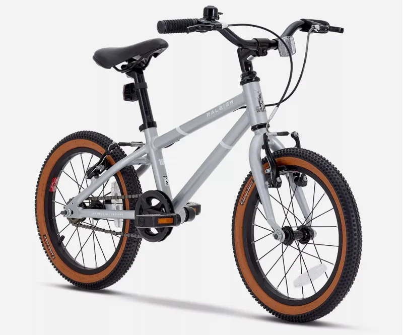 Raleigh Pop 16 Alloy Kids Bike Silver-1