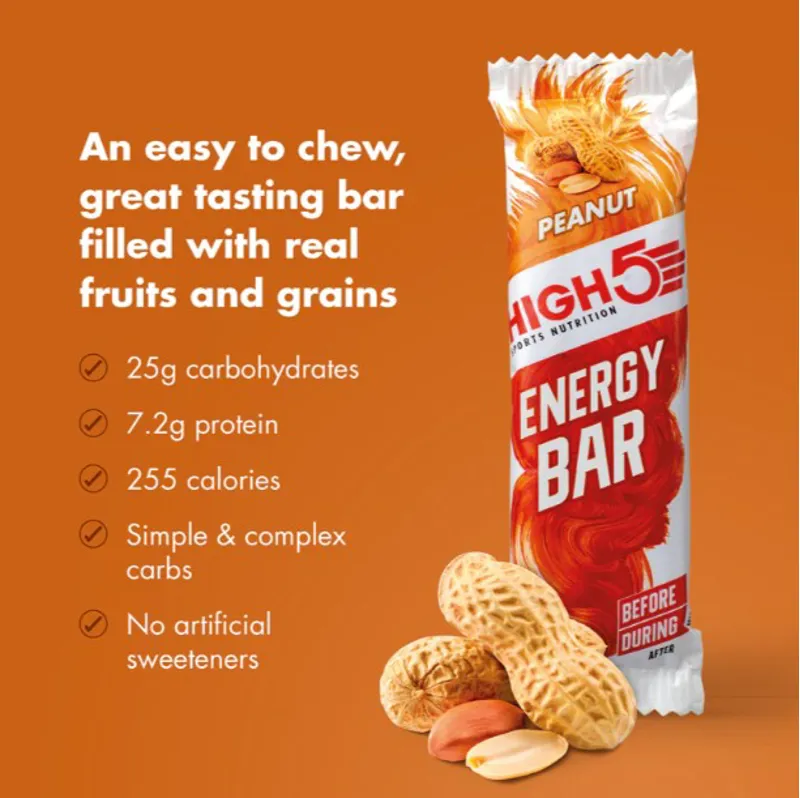 High5 Energy Bar Peanut Red-2