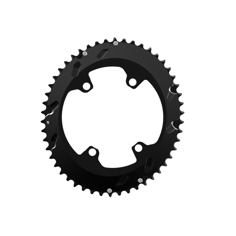 Rotor Q-Rings 110 BCD 4 Bolt 12 Speed Black-2