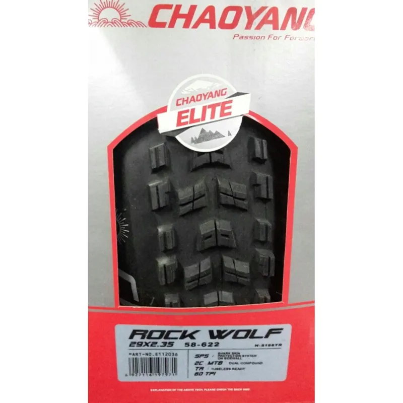Chaoyang 27.5 inch x 2.35 Rockwolf TLR Tyre Black