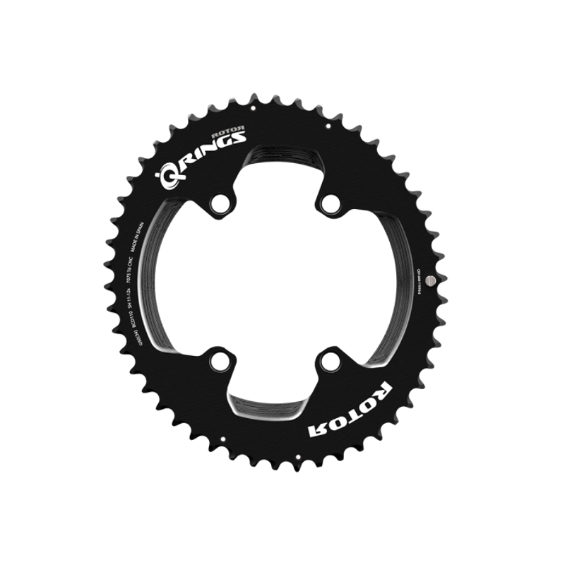 Rotor Q-Rings 110 BCD 4 Bolt 12 Speed Black-1