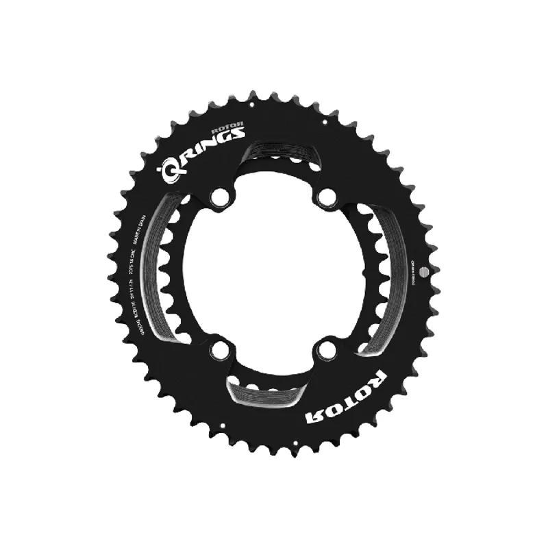 Rotor Q-Rings 110 BCD 4 Bolt 12 Speed Black