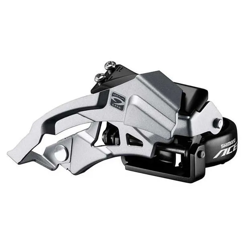 Shimano Acera M3000 Front Derailleur Triple Silver 9-speed top swing triple Black/Silver